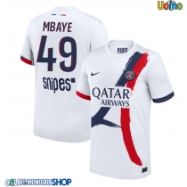 Maglie da calcio Paris Saint-Germain Ibrahim Mbaye #49 Seconda Maglia 2025-26 Manica Corta